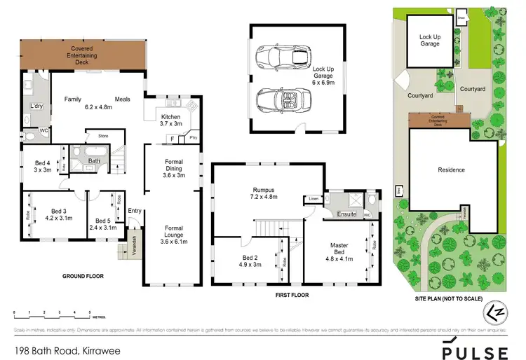 Floorplan of Homely house listing, 198 Bath Road, Kirrawee NSW 2232