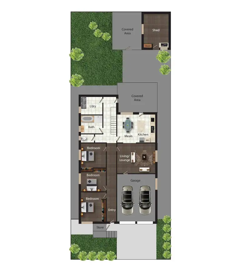 Floorplan of Homely house listing, 28 Christopher Crescent, Queanbeyan NSW 2620