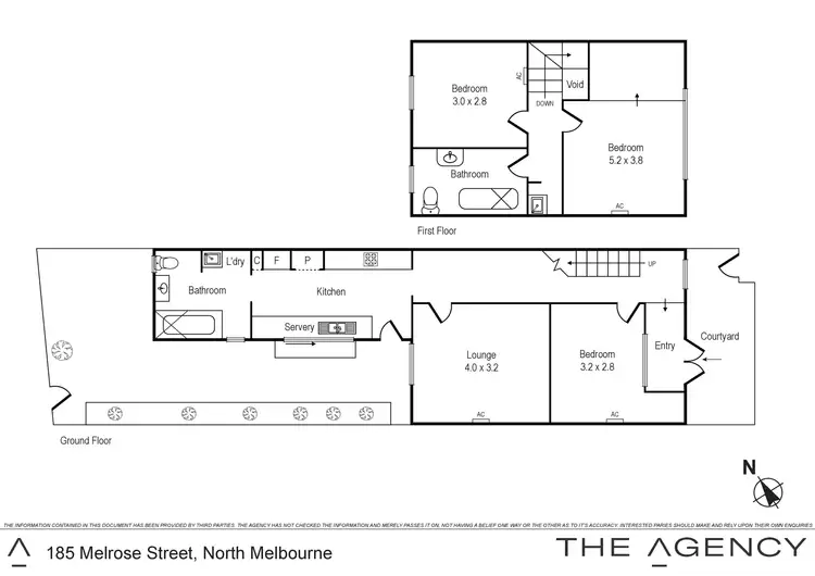 Floorplan of Homely house listing, 185 Melrose Street, North Melbourne VIC 3051
