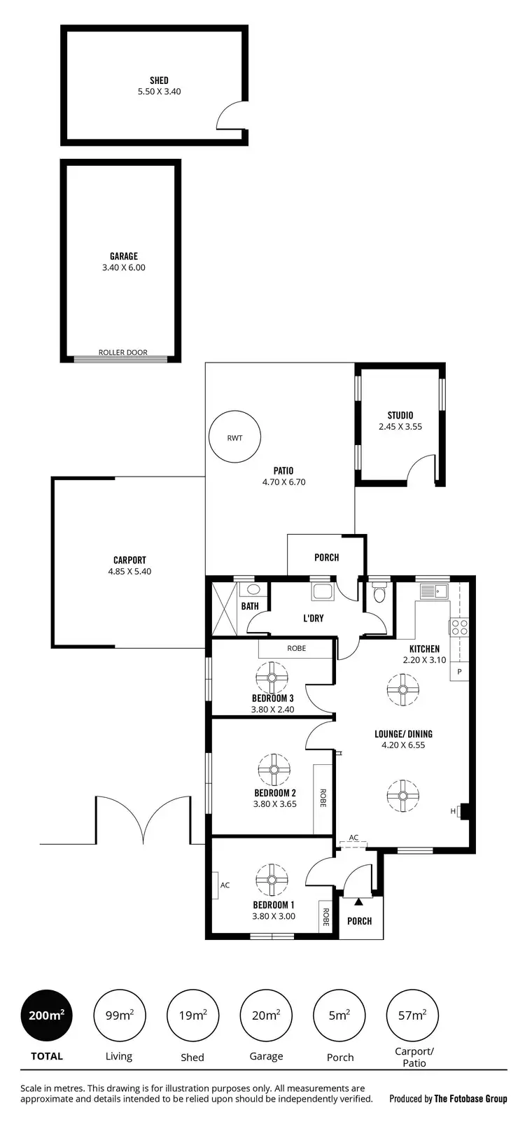 Floorplan of Homely house listing, 6A Kitson Avenue, Richmond SA 5033