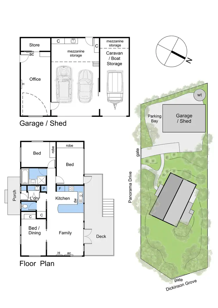 Floorplan of Homely house listing, 28 Dickinson Grove, Mount Martha VIC 3934