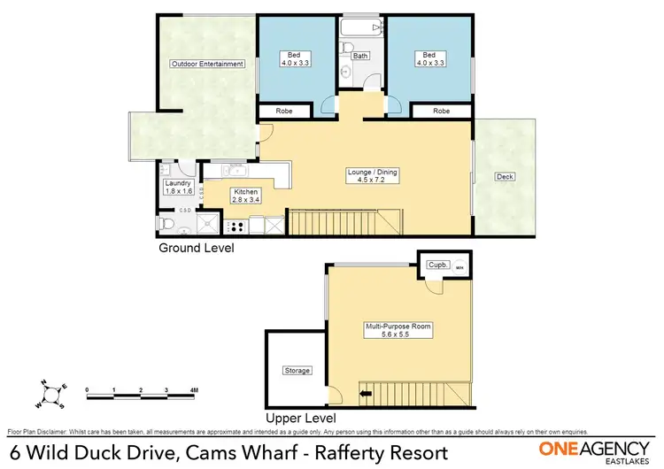 Floorplan of Homely house listing, 6 Wild Duck Drive, Cams Wharf NSW 2281
