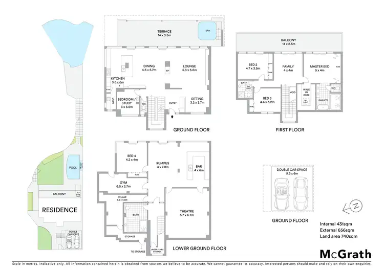 Floorplan of Homely house listing, 18 Brooks Street, Linley Point NSW 2066