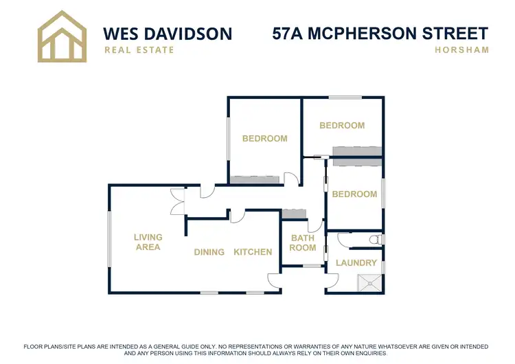 Floorplan of Homely house listing, 57A McPherson Street, Horsham VIC 3400