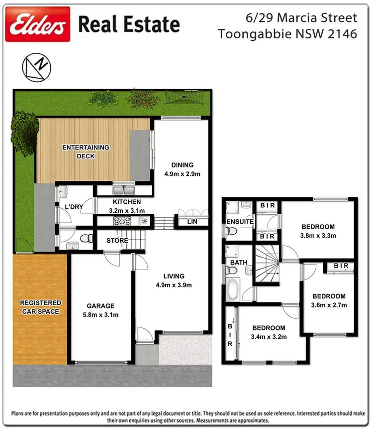 Floorplan of Homely townhouse listing, 6/29 Marcia Street, Toongabbie NSW 2146