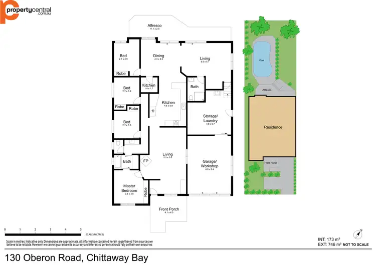 Floorplan of Homely house listing, 130 Oberon Road, Chittaway Bay NSW 2261