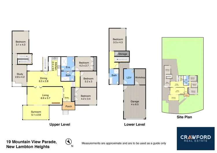 Floorplan of Homely house listing, 19 Mountain View Parade, New Lambton Heights NSW 2305