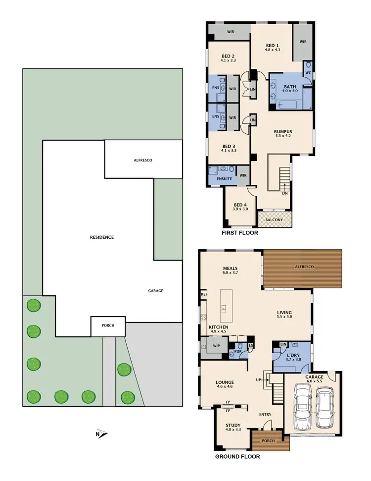 Floorplan of Homely house listing, 3 Montreal Circuit, Craigieburn VIC 3064
