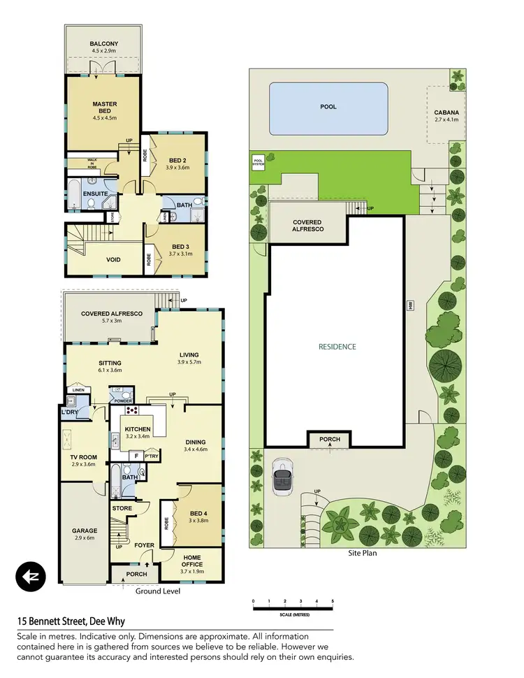 Floorplan of Homely house listing, 15 Bennett Street, Dee Why NSW 2099