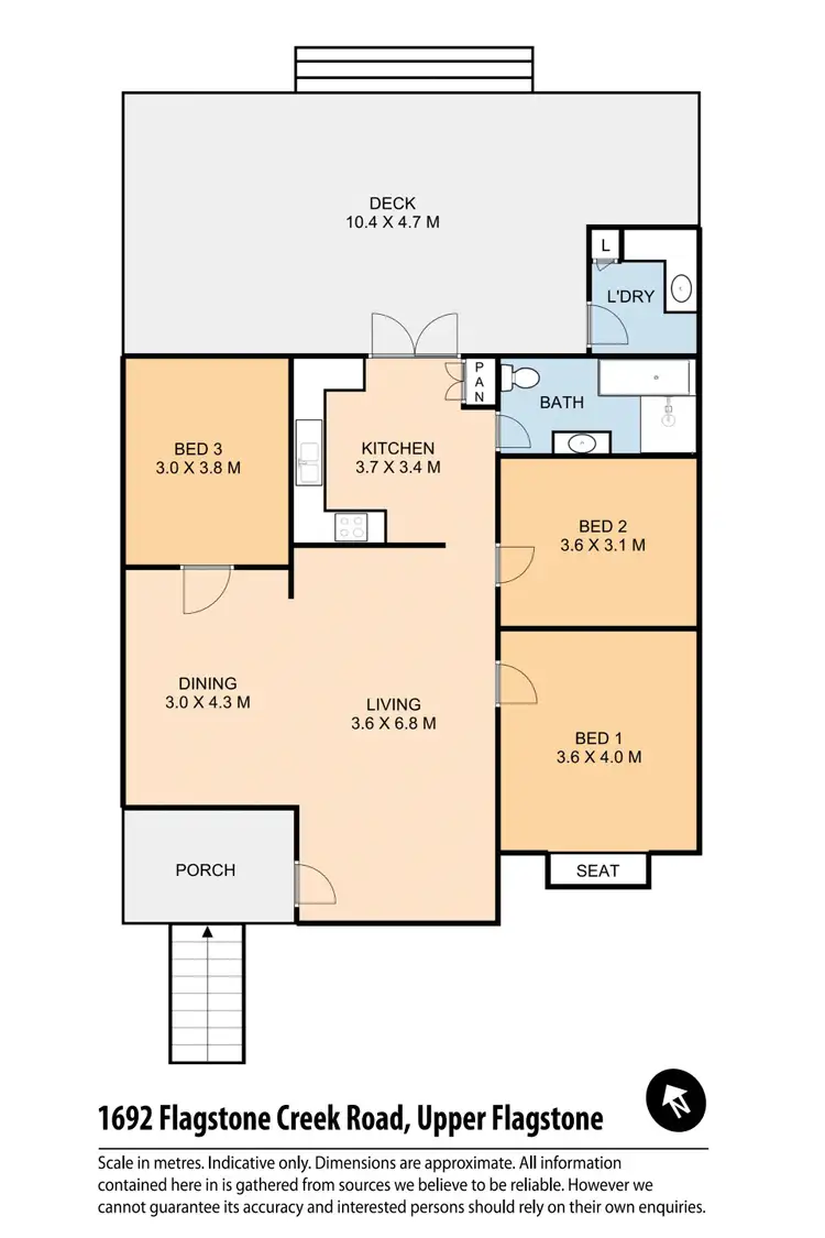Floorplan of Homely house listing, 1692 Flagstone Creek Road, Upper Flagstone QLD 4344
