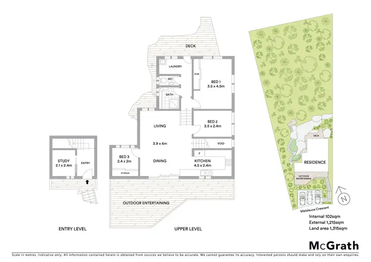 Floorplan of Homely house listing, 43 Melaleuca Crescent, Tascott NSW 2250