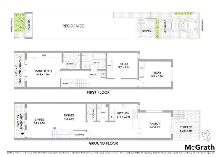 Floorplan of Homely house listing, 53 Princess Avenue, Rosebery NSW 2018