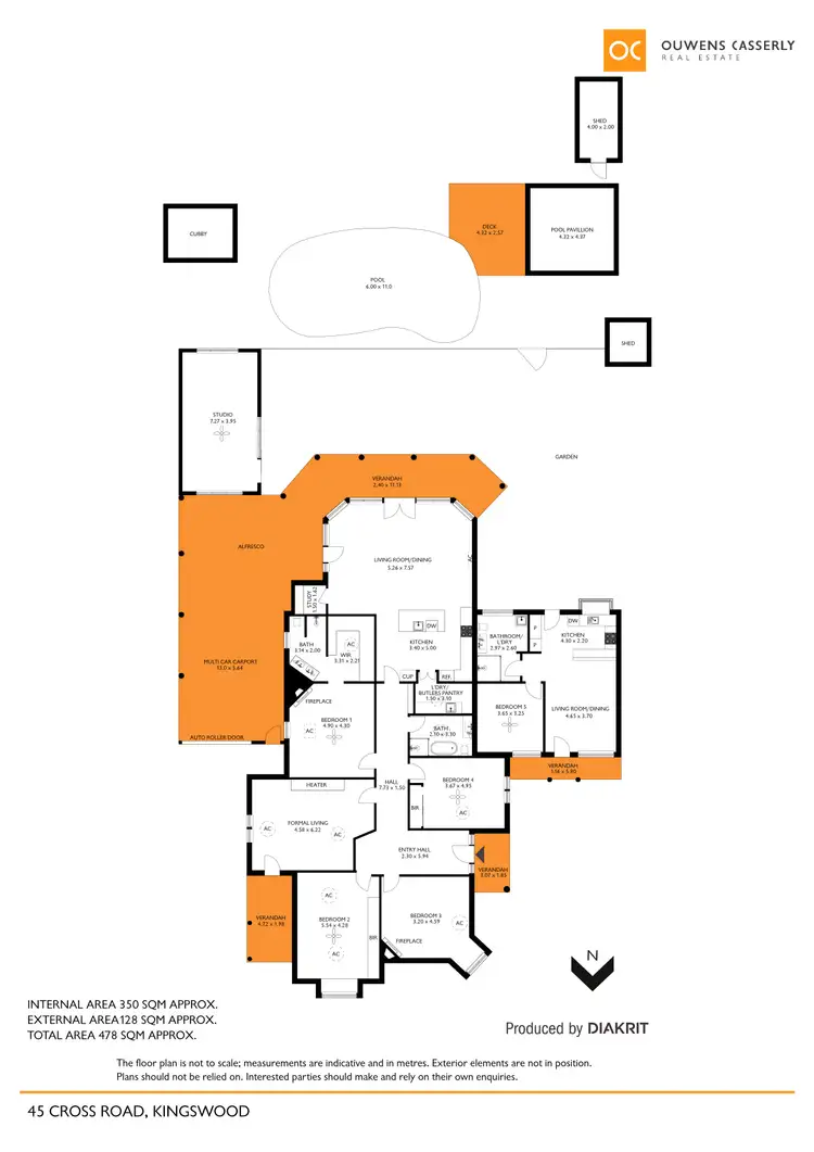 Floorplan of Homely house listing, 45 Cross Road, Kingswood SA 5062