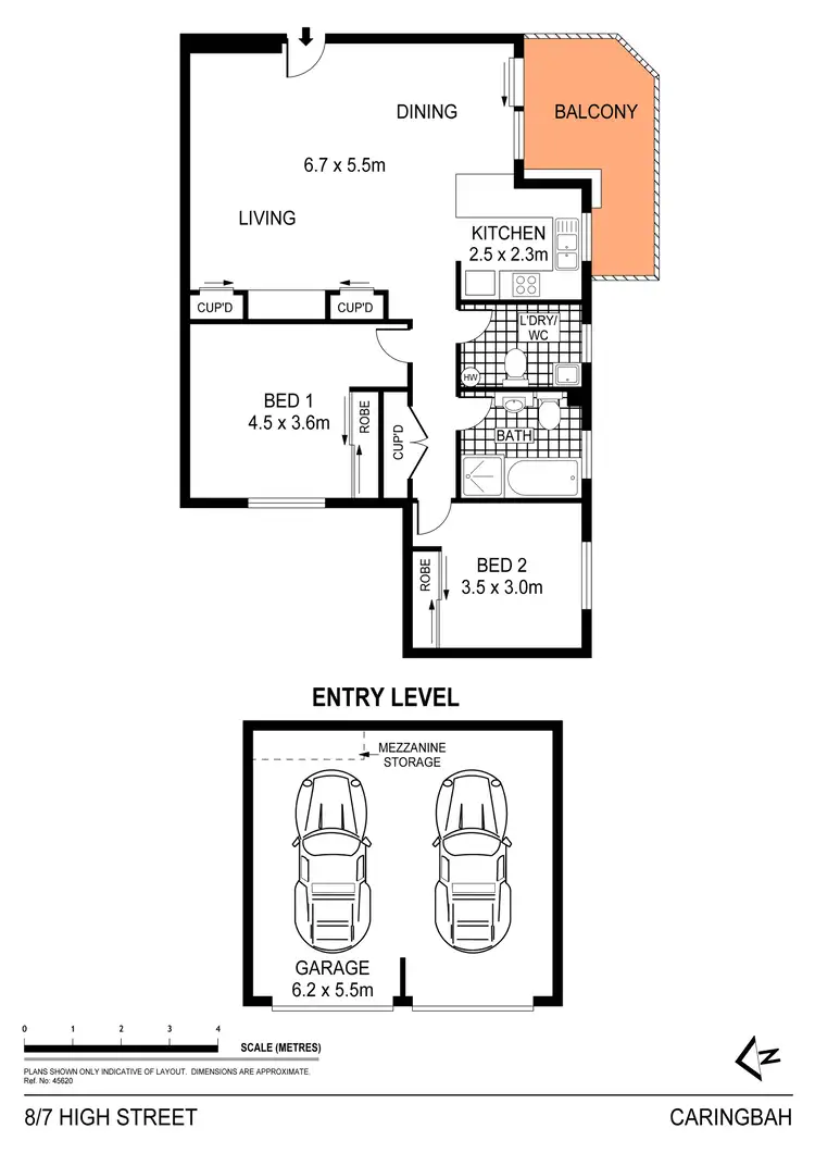 Floorplan of Homely apartment listing, 8/7-9 High Street, Caringbah NSW 2229