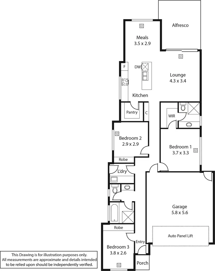 Floorplan of Homely house listing, 4 Jarbin Avenue, Dernancourt SA 5075