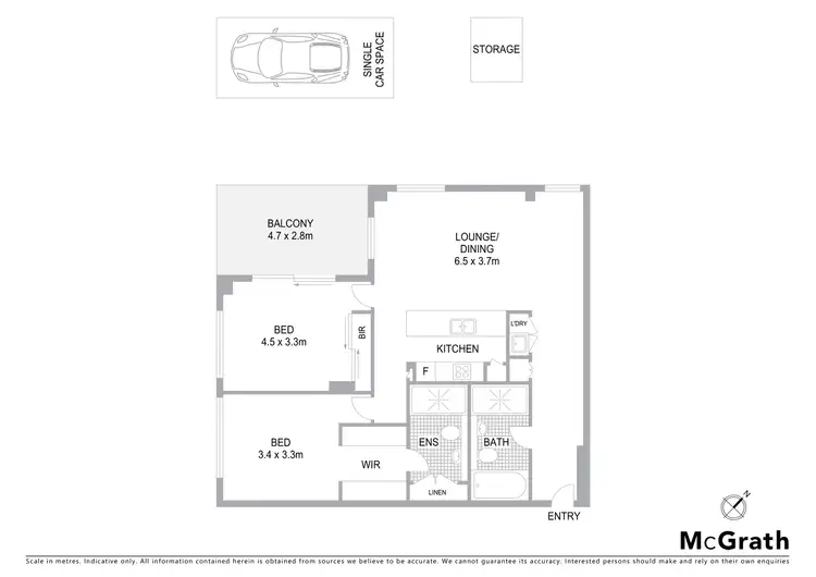 Floorplan of Homely apartment listing, 5608D/16 Constitution Road, Ryde NSW 2112