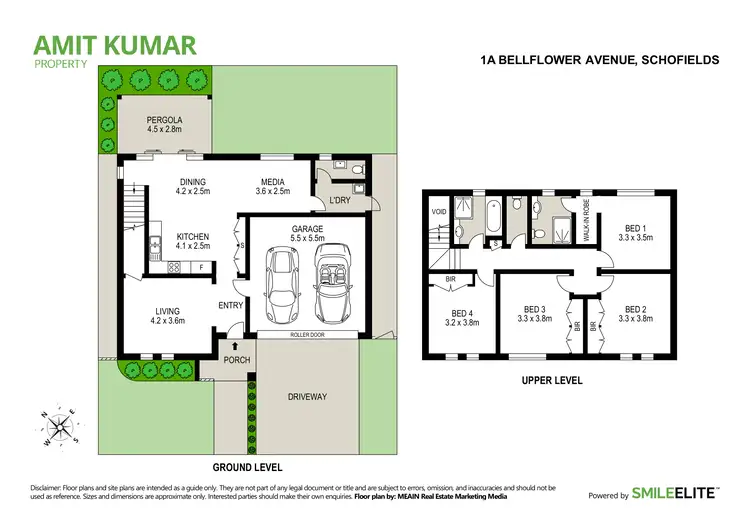 Floorplan of Homely house listing, 1a Bellflower Avenue, Schofields NSW 2762