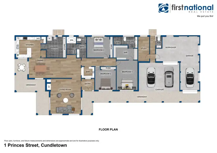 Floorplan of Homely house listing, 1 Princes Street, Cundletown NSW 2430