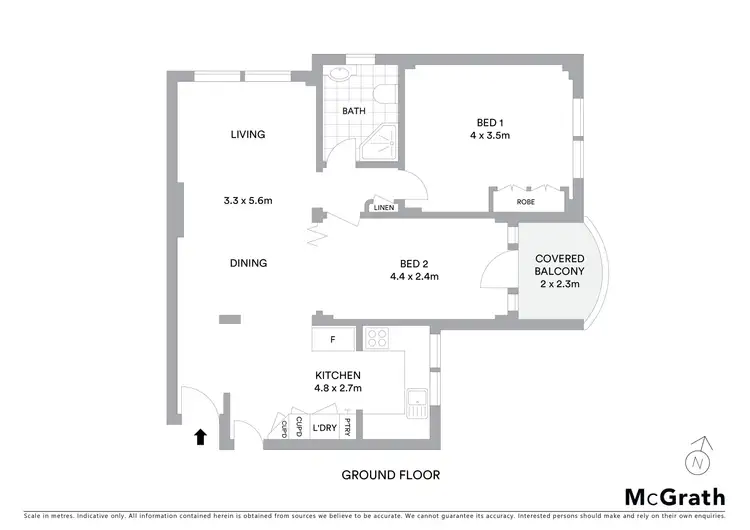 Floorplan of Homely apartment listing, 2/29A Nelson Street, Woollahra NSW 2025