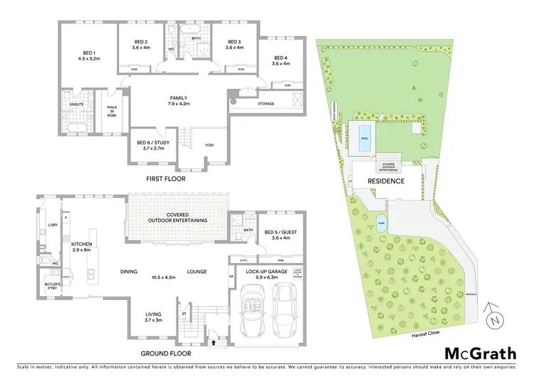 Floorplan of Homely house listing, 10 Harstaf Close, Belrose NSW 2085