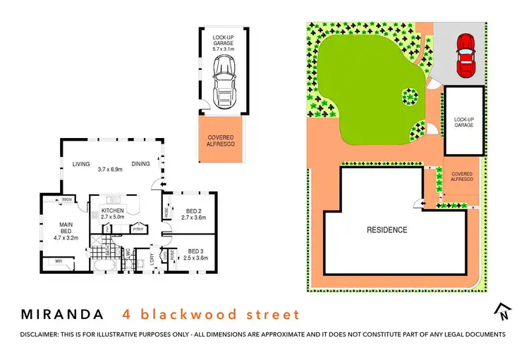 Floorplan of Homely house listing, 4 Blackwood Street, Miranda NSW 2228
