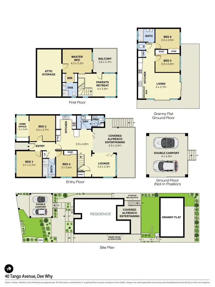 Floorplan of Homely house listing, 40 Tango Avenue, Dee Why NSW 2099