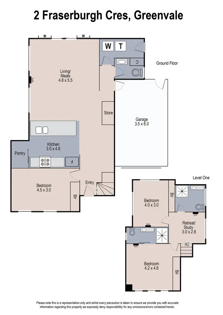 Floorplan of Homely house listing, 2 Fraserburgh Crescent, Greenvale VIC 3059