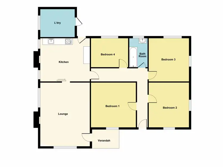 Floorplan of Homely house listing, 101 Vaughan Springs Road, Yapeen VIC 3451