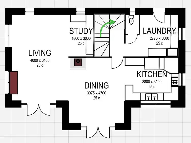 Floorplan of Homely house listing, 24 Old Paradise Road, Sheffield TAS 7306