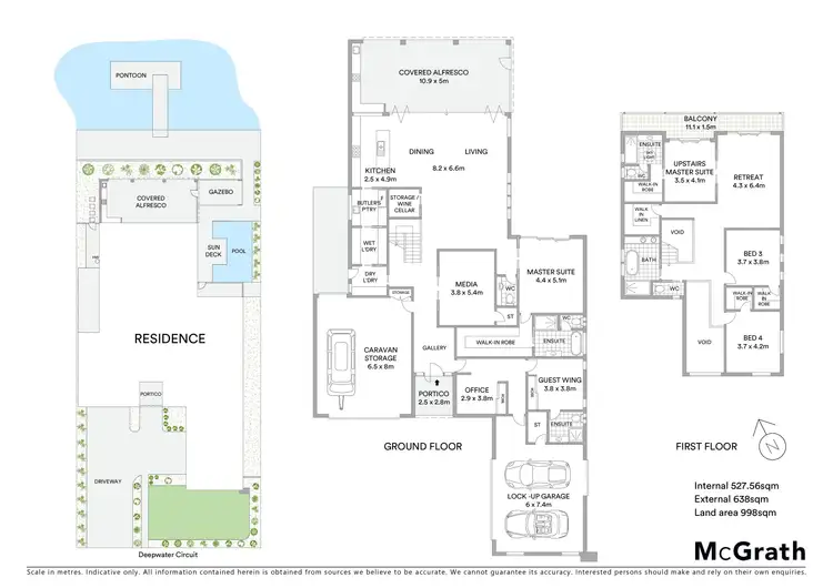 Floorplan of Homely house listing, 36 Deepwater Circuit, Pelican Waters QLD 4551