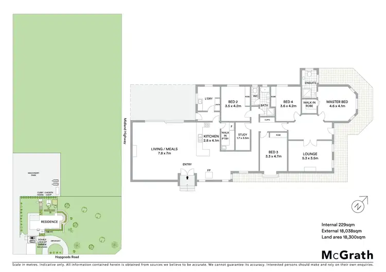 Floorplan of Homely house listing, 6353 Midland Highway, Clarendon VIC 3352