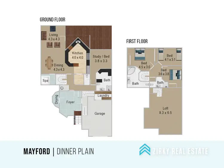Floorplan of Homely house listing, 24 Halter Lane, Dinner Plain VIC 3898