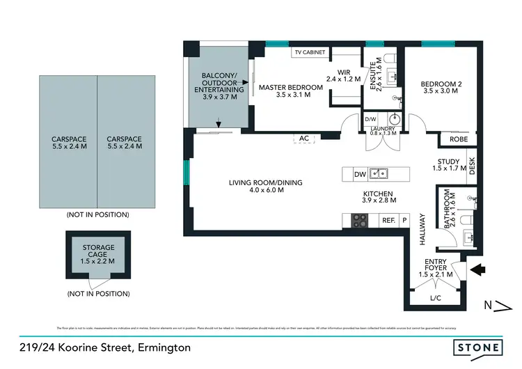 Floorplan of Homely apartment listing, 219/24 Koorine Street, Ermington NSW 2115