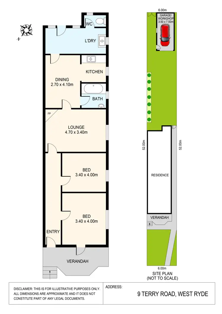 Floorplan of Homely house listing, 9 Terry Road, West Ryde NSW 2114