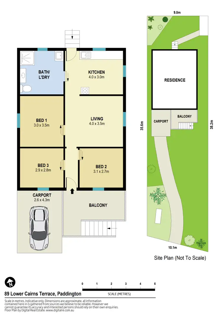 Floorplan of Homely house listing, 89 Lower Cairns Terrace, Paddington QLD 4064
