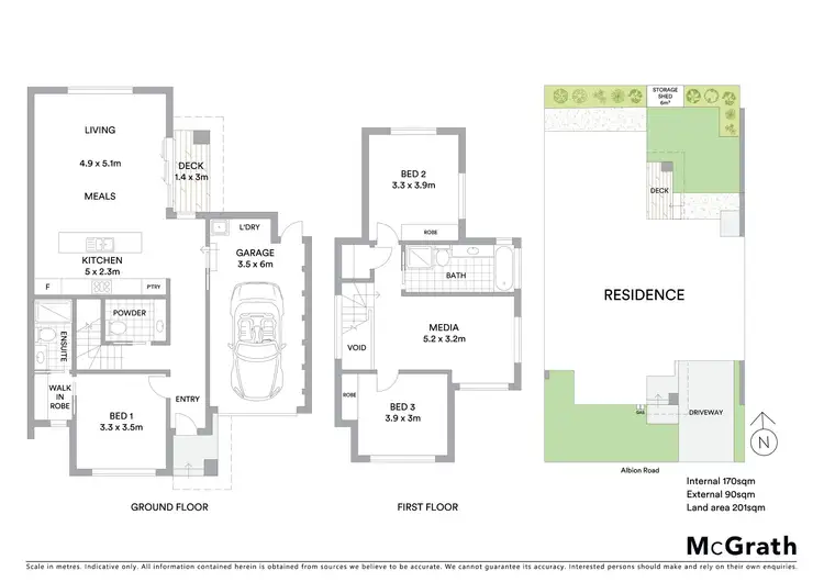 Floorplan of Homely townhouse listing, 83 Albion Road, Box Hill VIC 3128
