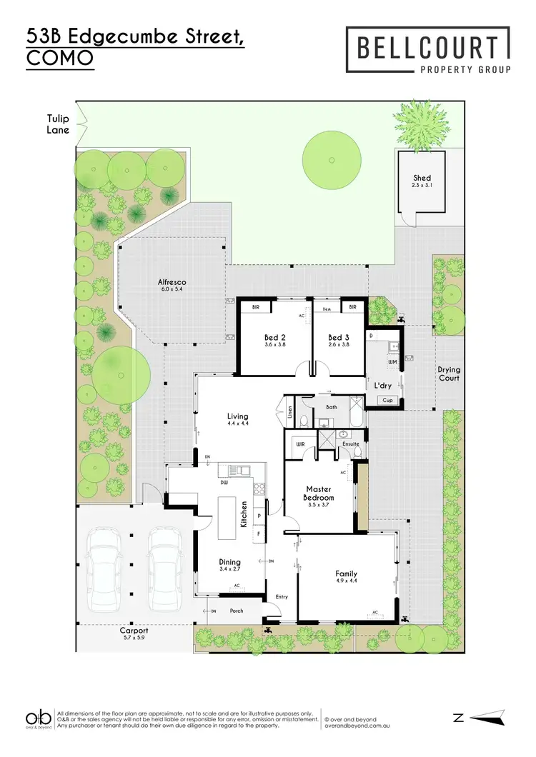 Floorplan of Homely house listing, 53b Edgecumbe Street, Como WA 6152