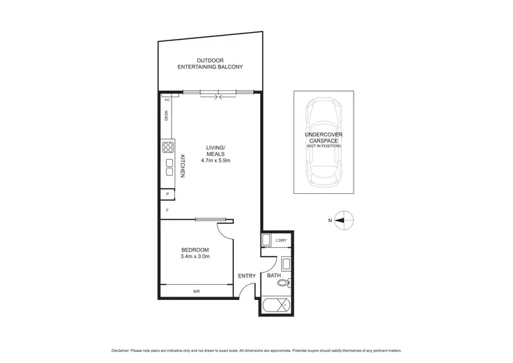 Floorplan of Homely apartment listing, 1/2 Horizon Drive, Maribyrnong VIC 3032