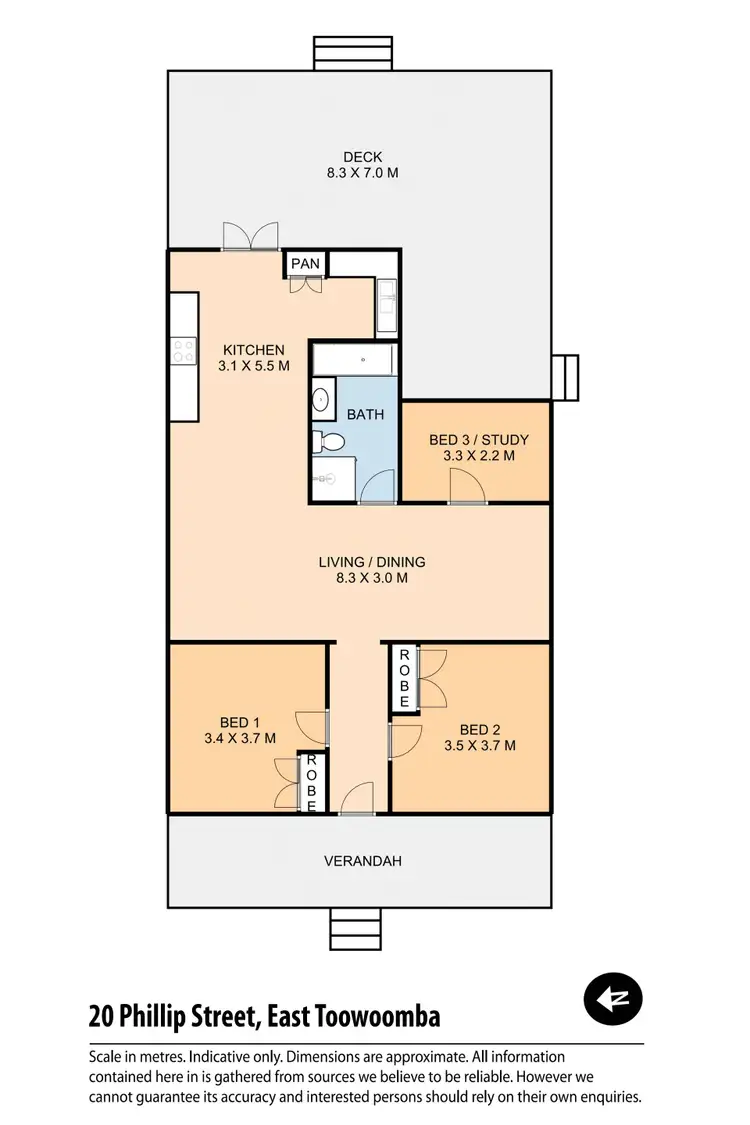 Floorplan of Homely house listing, 20 Phillip Street, East Toowoomba QLD 4350