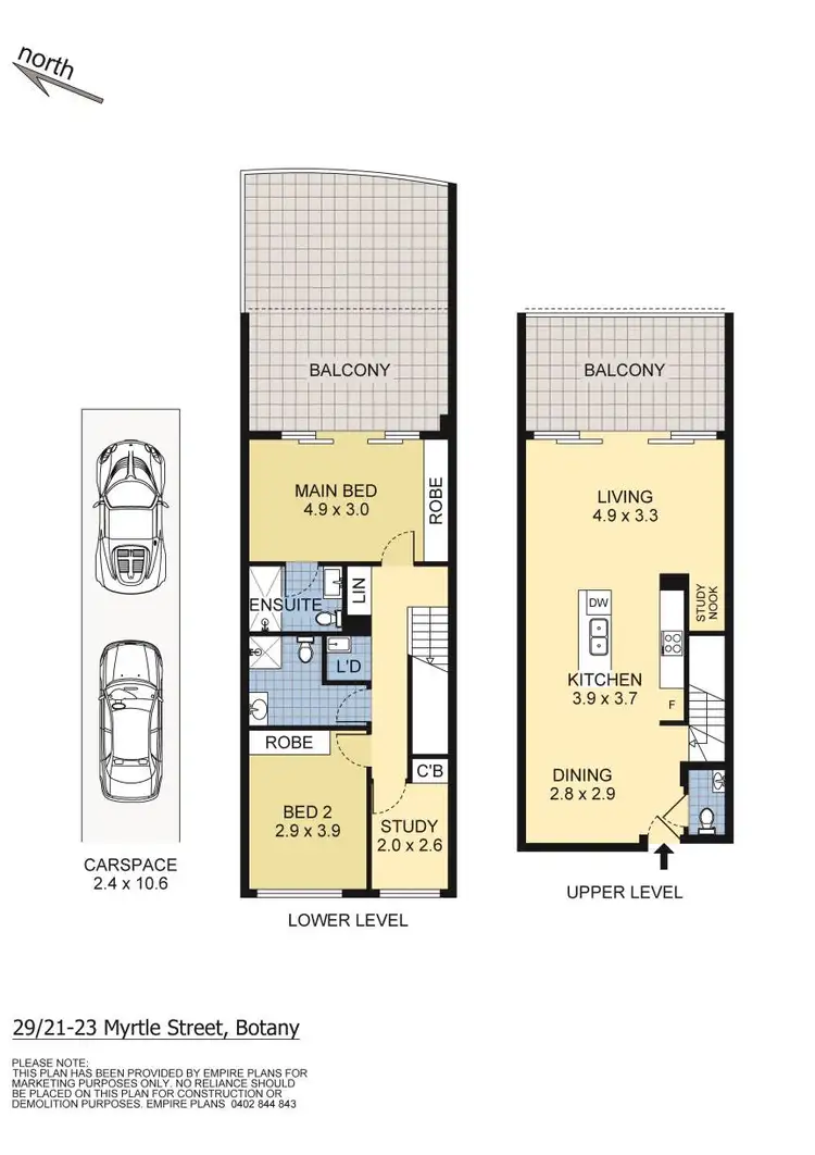 Floorplan of Homely apartment listing, 29/21-23 Myrtle Street, Botany NSW 2019