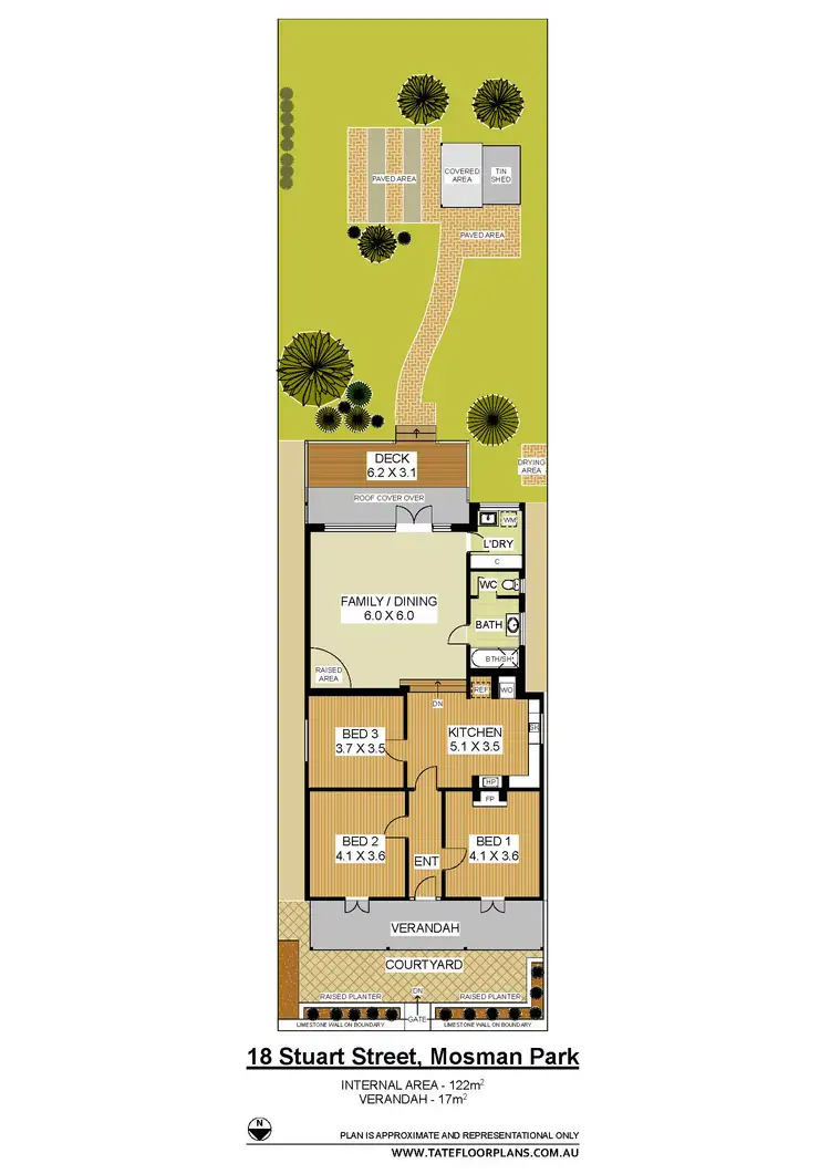 Floorplan of Homely house listing, 18 Stuart Street, Mosman Park WA 6012