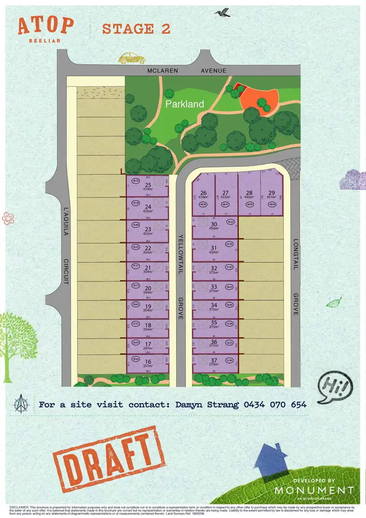 Floorplan of Homely land listing, LOT 123 Yellowtail Grove, Beeliar WA 6164