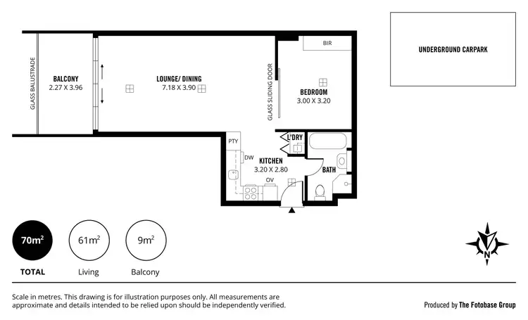 Floorplan of Homely apartment listing, 1022/29 Colley Terrace, Glenelg SA 5045