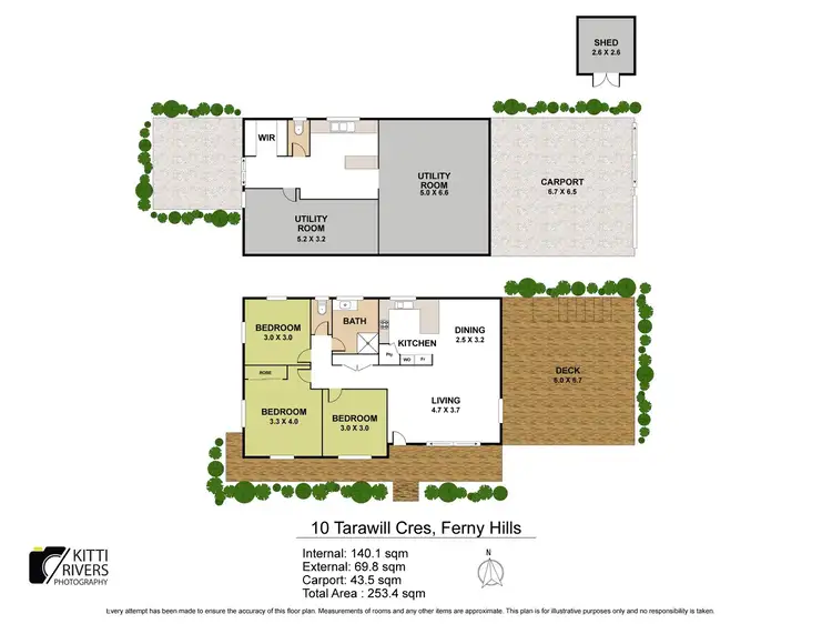 Floorplan of Homely house listing, 10 Tarawill Crescent, Ferny Hills QLD 4055