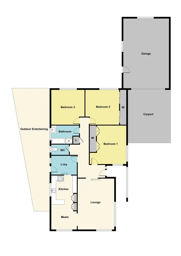 Floorplan of Homely house listing, 19 Mauger Street, Wendouree VIC 3355