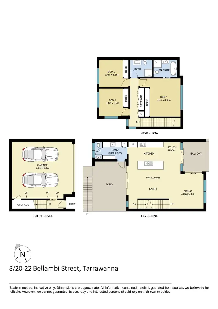Floorplan of Homely townhouse listing, 8/20 Bellambi Street, Tarrawanna NSW 2518