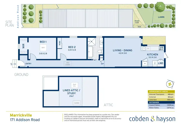 Floorplan of Homely house listing, 171 Addison Road, Marrickville NSW 2204