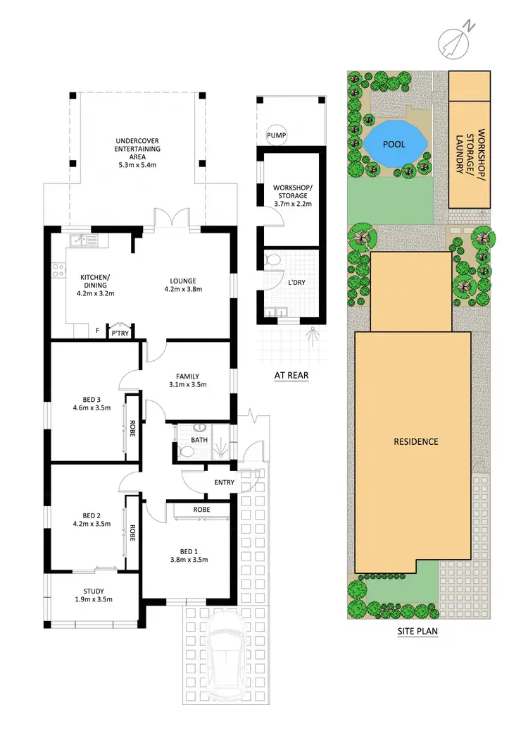 Floorplan of Homely house listing, 7 Edwin Street, Tempe NSW 2044