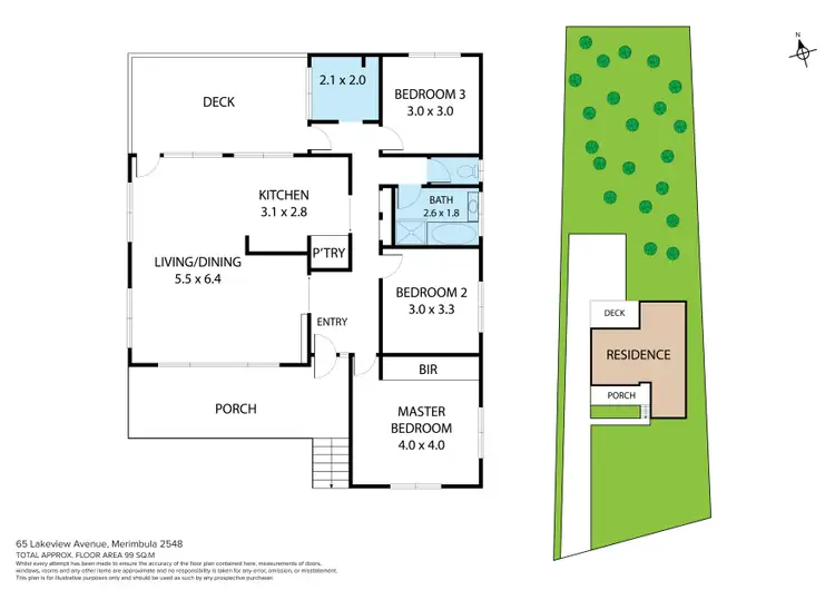 Floorplan of Homely house listing, 65 Lakeview Avenue, Merimbula NSW 2548