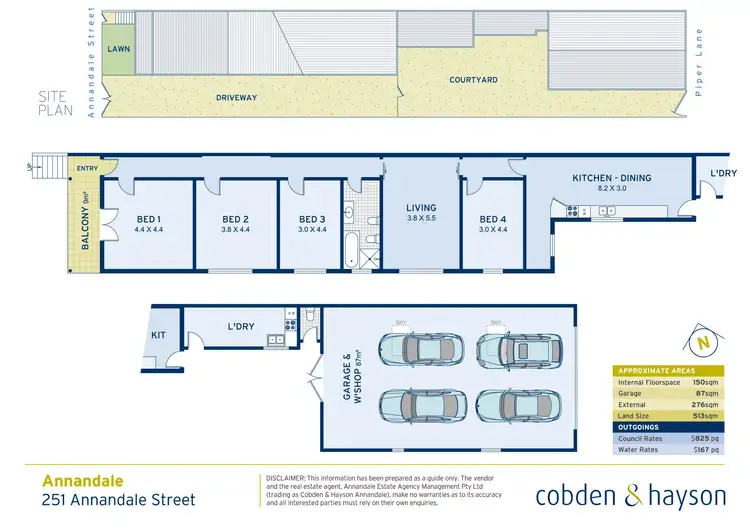 Floorplan of Homely house listing, 251 Annandale Street, Annandale NSW 2038